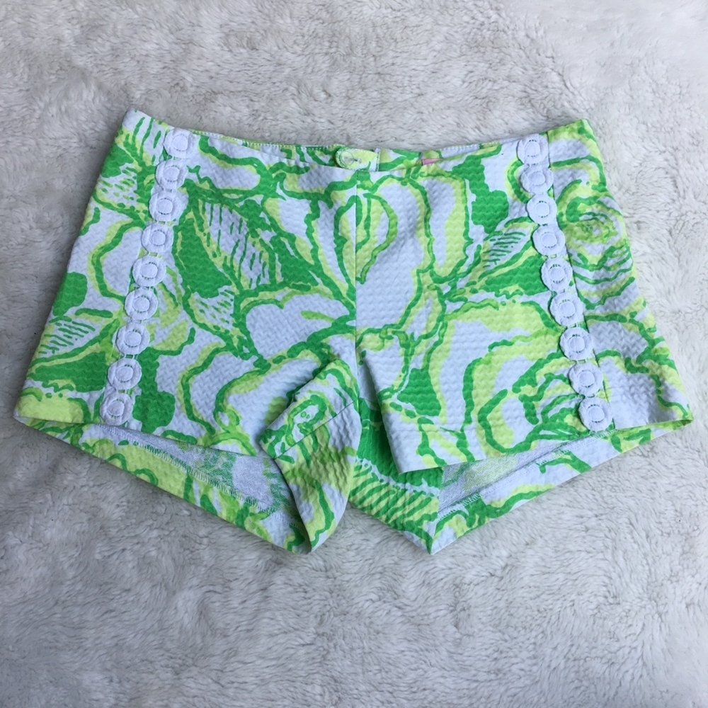 Lilly Pulitzer 3 Inch Printed Liza Shorts Size 0